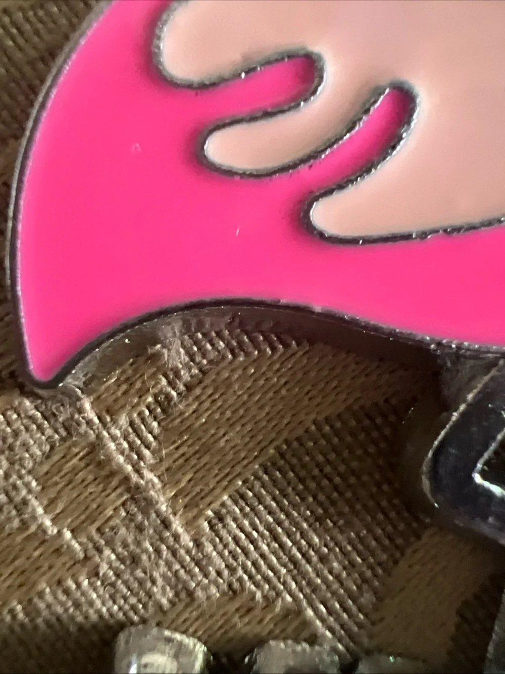Miami Keychain Florida Pink Flamingo Beach Party Pink